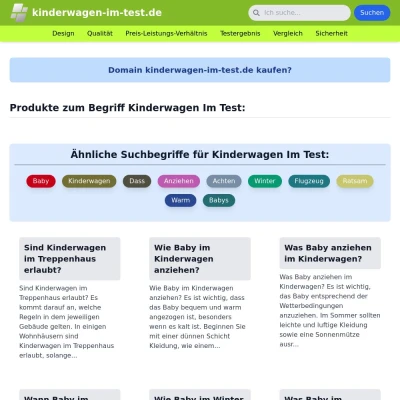 Screenshot kinderwagen-im-test.de