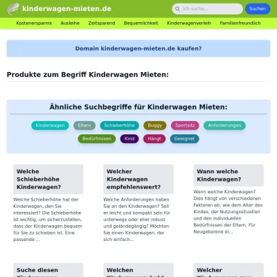 Screenshot kinderwagen-mieten.de