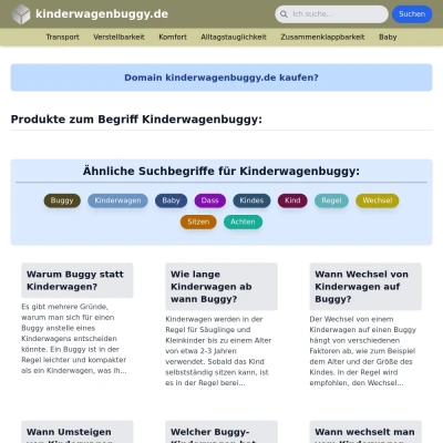 Screenshot kinderwagenbuggy.de