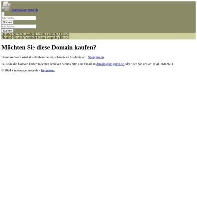 Screenshot kinderwagennetze.de