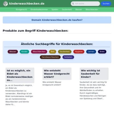 Screenshot kinderwaschbecken.de