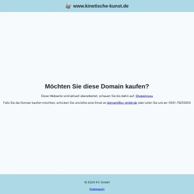 Screenshot kinetische-kunst.de
