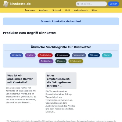 Screenshot kinnkette.de