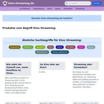 Screenshot kino-streaming.de