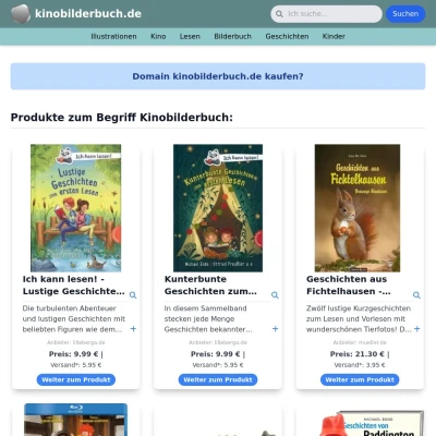 Screenshot kinobilderbuch.de