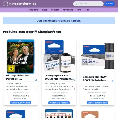 Screenshot kinoplattform.de