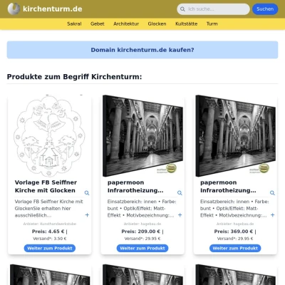 Screenshot kirchenturm.de