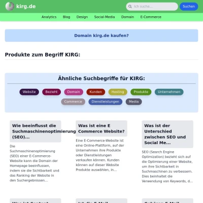 Screenshot kirg.de