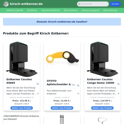 Screenshot kirsch-entkerner.de