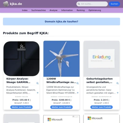 Screenshot kjka.de