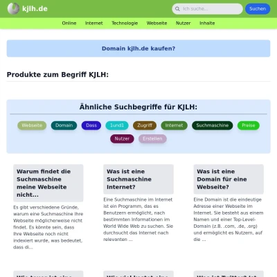 Screenshot kjlh.de