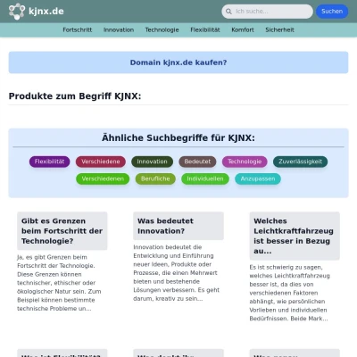 Screenshot kjnx.de
