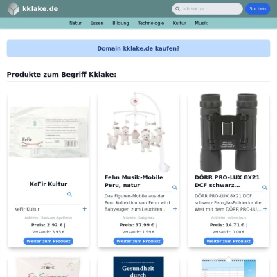 Screenshot kklake.de