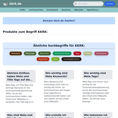 Screenshot kkrk.de