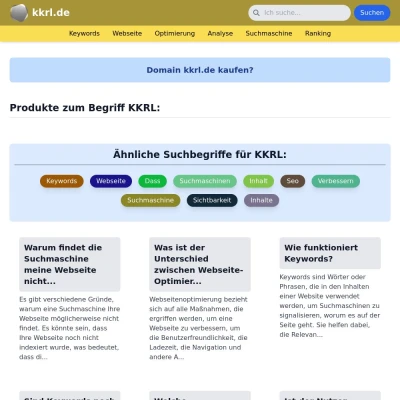 Screenshot kkrl.de