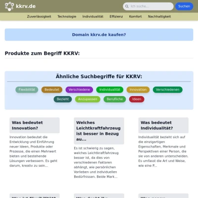 Screenshot kkrv.de