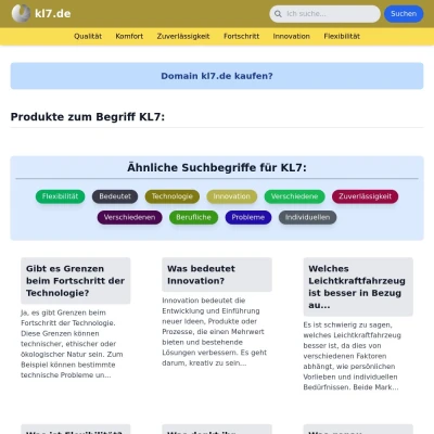Screenshot kl7.de