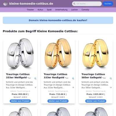 Screenshot kleine-komoedie-cottbus.de