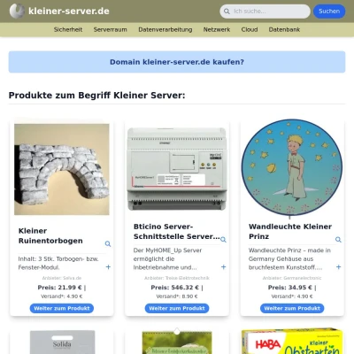 Screenshot kleiner-server.de