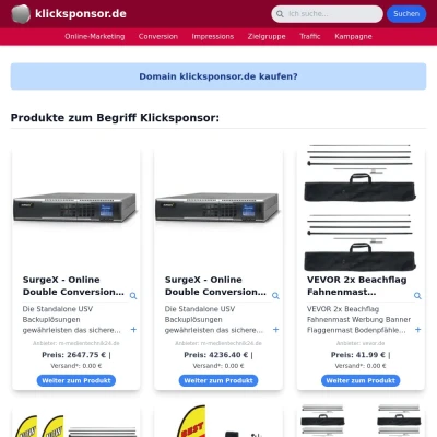 Screenshot klicksponsor.de