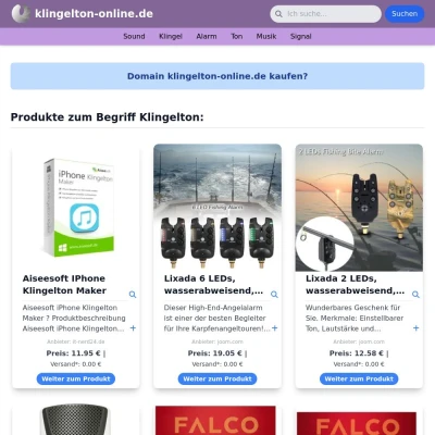 Screenshot klingelton-online.de