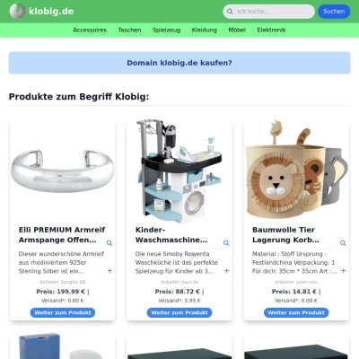 Screenshot klobig.de