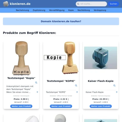 Screenshot klonieren.de