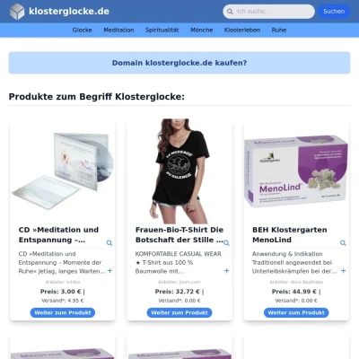 Screenshot klosterglocke.de