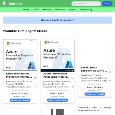 Screenshot kmck.de