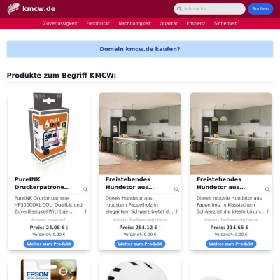 Screenshot kmcw.de