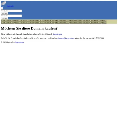 Screenshot kmim.de