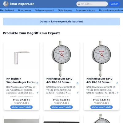 Screenshot kmu-expert.de