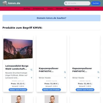 Screenshot kmvn.de