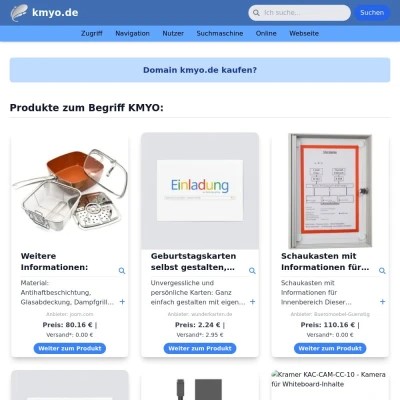 Screenshot kmyo.de