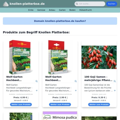 Screenshot knollen-platterbse.de