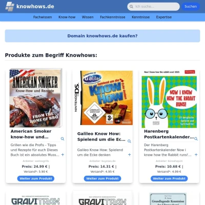 Screenshot knowhows.de