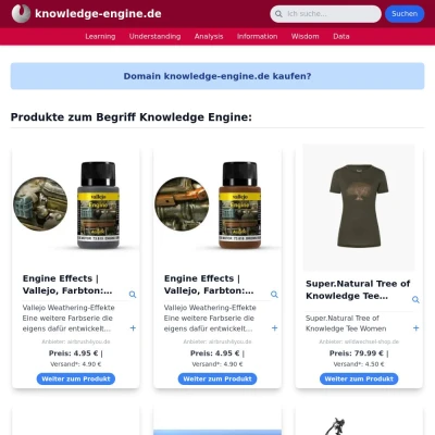 Screenshot knowledge-engine.de