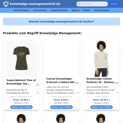 Screenshot knowledge-management24.de