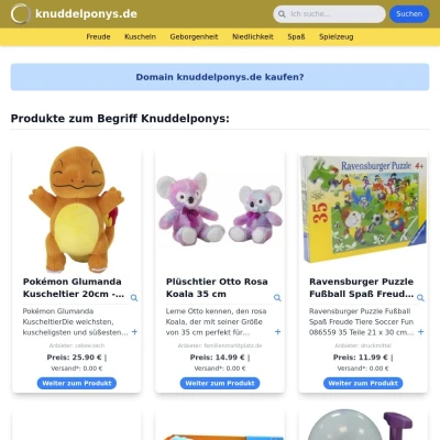 Screenshot knuddelponys.de