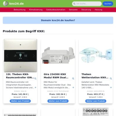 Screenshot knx24.de