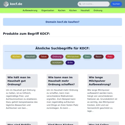 Screenshot kocf.de