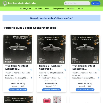 Screenshot kochersteinsfeld.de