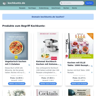 Screenshot kochkuntz.de
