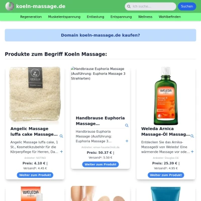 Screenshot koeln-massage.de