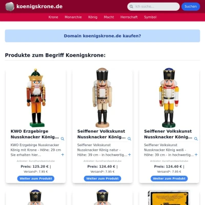 Screenshot koenigskrone.de