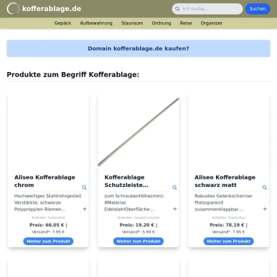 Screenshot kofferablage.de