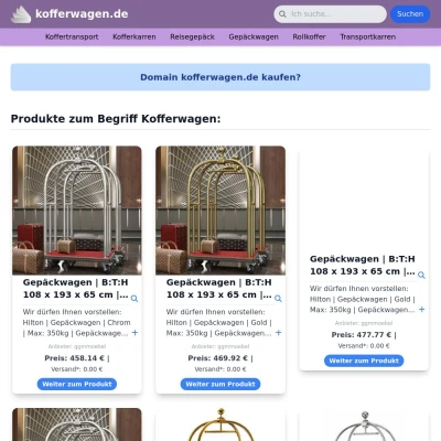 Screenshot kofferwagen.de