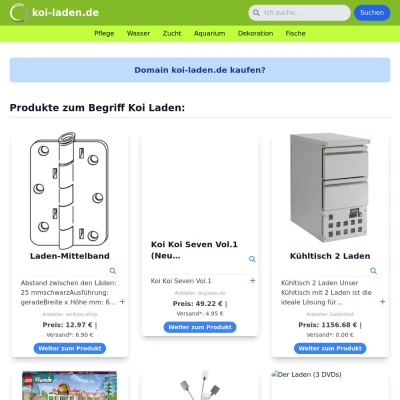 Screenshot koi-laden.de