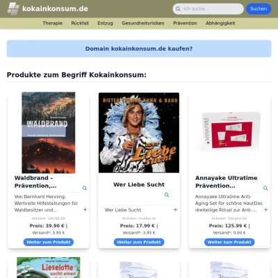 Screenshot kokainkonsum.de