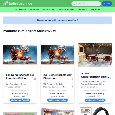 Screenshot kollektivum.de